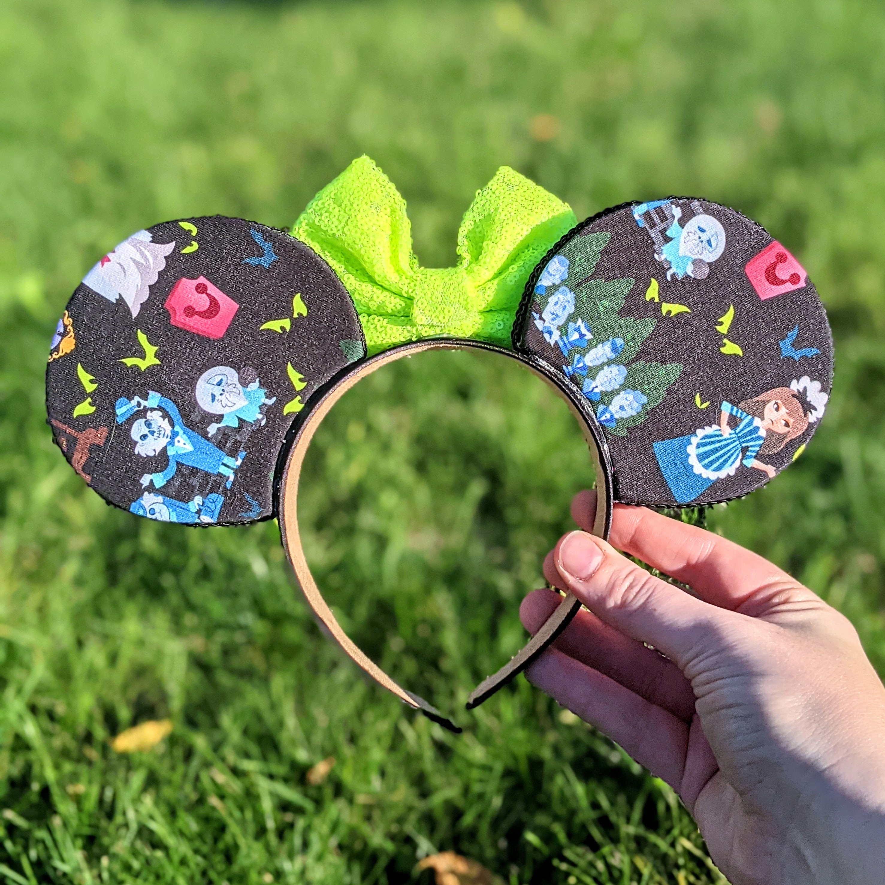 Haunted Mansion Dooney Fabric Mouse Ears - Etsy display picture 3