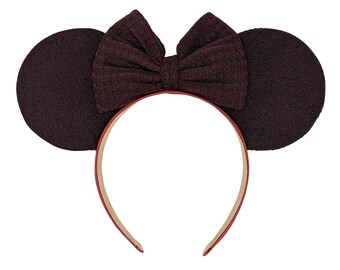 So Scarlet it was Maroon Fabric Mouse Ears