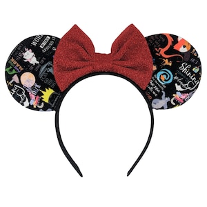 Mini Disney Movie Quotes Fabric Mouse Ears