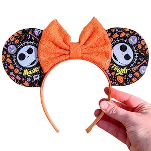 Master of Fright Jack Skellington NBC Fabric Mouse Ears