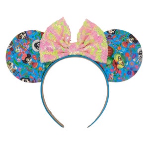 Blue Coco Characters Fabric Mouse Ears