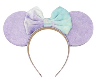 Lavender Haze Marbled Velvet Mouse Ears