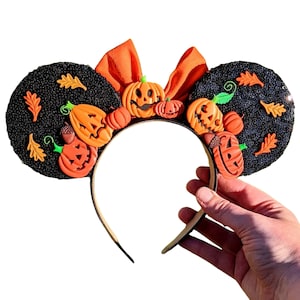 Halloween Pumpkin Mouse Ears