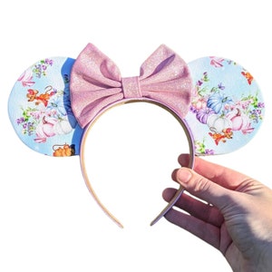 Midnight Pumpkin Fabric Mouse Ears