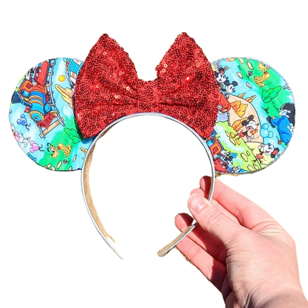 New Mickey & Minnie's Runaway Railway Ear Headband at Walt Disney