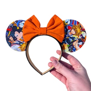 PREORDER Kingdom Hearts Characters Fabric Mouse Ears