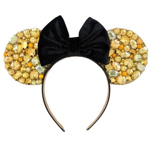 50th Anniversary Jeweled Gold Mouse Ears