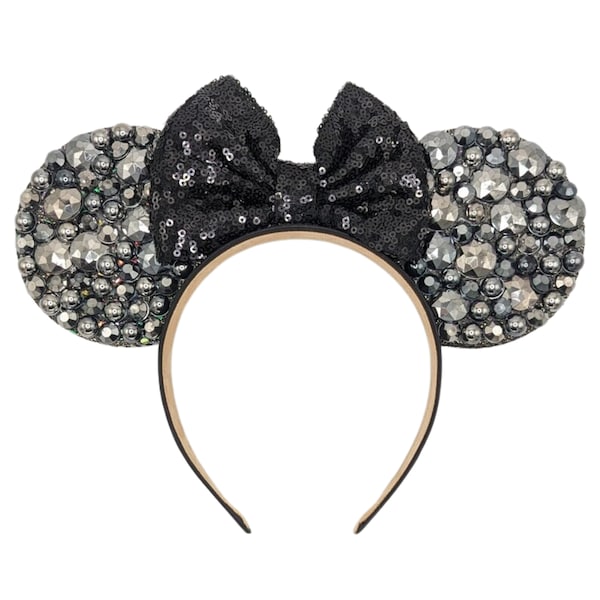 PRÉCOMMANDE Oreilles de souris métallisées galactiques strass