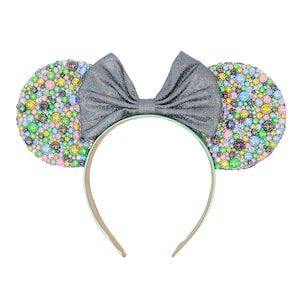 Dreaming of Dippin&#39; Dots Pearl and Rhinestone Medley Mouse Ears
