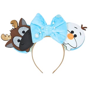 Olaf and Sven Frozen Personal Collection Fabric Mouse Ears
