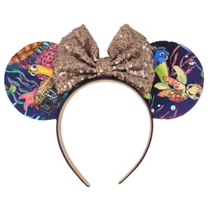 Finding Nemo Fish Tank Fabric Mouse Ears