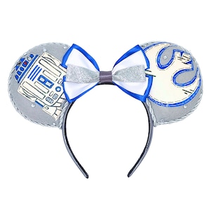 R2D2 Droid Star Wars Personal Collection Fabric Mouse Ears