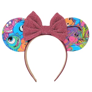 Neon Dreams Character Fabric Mouse Ears