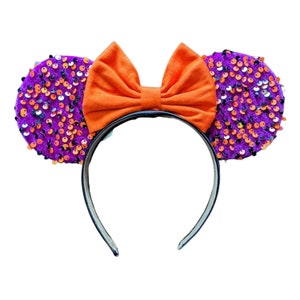 Orchid Dreams Velvet Sequin Mouse Ears