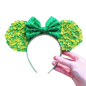 Gorgeous Greenery Flower Power Mouse Ears