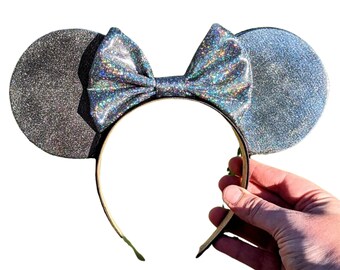 Holographic Punk Sparkle Mouse Ears