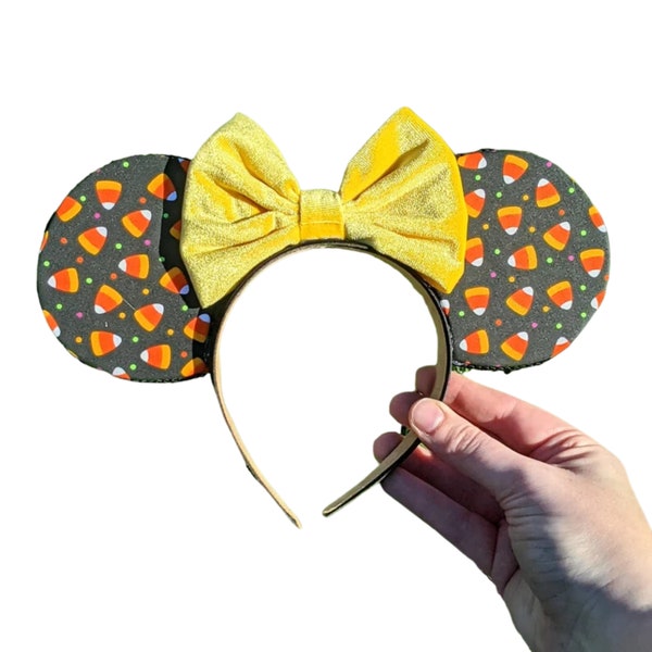 Oreilles de souris en tissu Candy Corn