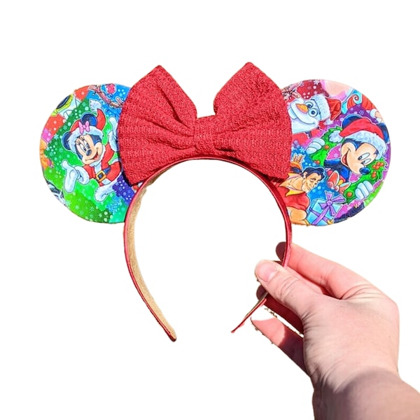 Christmas Sweater Fabric Mouse Ears