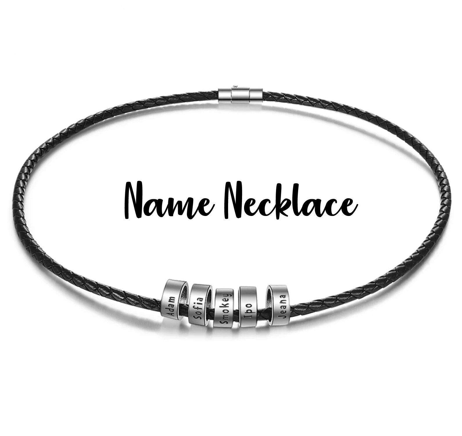 Men Necklace Engraved Dad Necklace Father's Day Gift Etsy