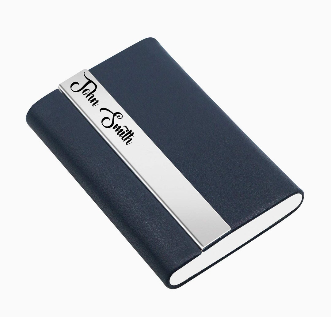 Business Card Holder Leather Business Card Holder Custom Business Card