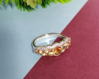 Good Gemstones Round Faceted Citrine Rings Good Jewellery fine Seller Gift for Easter Sunday Handmade Rings 925 Silver Yellow Citrine Good Gemstones Ring Good Gemstones Round Faceted Citrine Rings Good Jewellery fine Seller Gift for Easter Sunday Handmade Rings 925 Silver Yellow Citrine Good Gemstones Ring