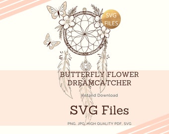 Free Free 153 Sunflower Butterfly Dreamcatcher Svg SVG PNG EPS DXF File