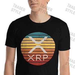 XRP Ripple Retro Sunset T-shirt