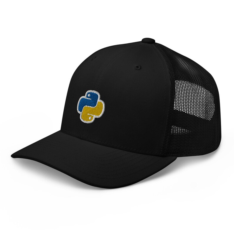 Python Trucker Cap py engineer programmer software developer coder gift Hat image 4
