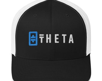 Gorra de camionero con el logotipo de Theta, regalo de criptocomerciante de criptomonedas THETA, gorra bordada