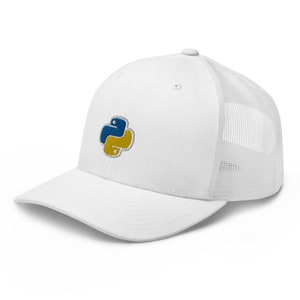 Python Trucker Cap py engineer programmer software developer coder gift Hat image 10