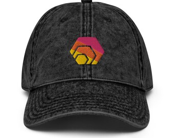 Hexican Vintage Distressed Baseball Cap HEX Crypto Gift Embroidery Dad Hat