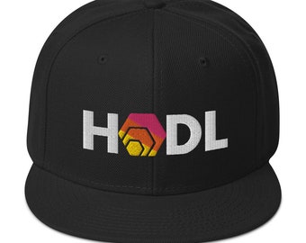 Hexican Hold Snapback Cap HEX Cryptocurrency Crypto Trader Gift Embroidery Hat