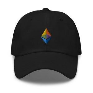 ETH 2.0 Adjustable Baseball Cap ETH Crypto Trader Gift Embroidery Dad Hat