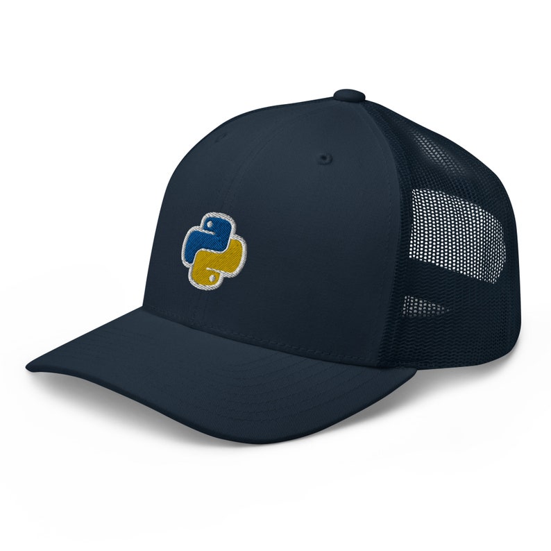 Python Trucker Cap py engineer programmer software developer coder gift Hat image 6