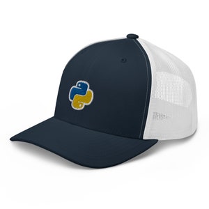 Python Trucker Cap py engineer programmer software developer coder gift Hat image 7