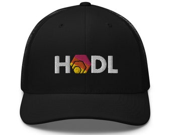 Hexican Hold Trucker Cap HEX Cryptocurrency Crypto Trader Gift Embroidery Hat