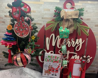 DIY Christmas Ornament Craft Kit, Holiday Activity Box