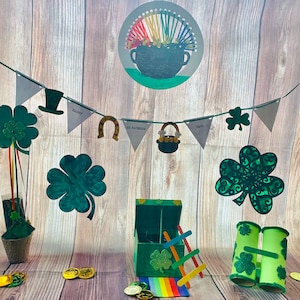 St. Patrick&#39;s Day Craft Kit, St. Patrick&#39;s Day Activity Box,  DIY Leprechaun Trap, Holiday Craft Kits, St. Patrick&#39;s Gift for Kids, Birthday