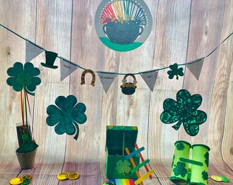 St. Patrick's Day Craft Kit, St. Patrick's Day Activity Box,  DIY Leprechaun Trap, Holiday Craft Kits, St. Patrick's Gift for Kids