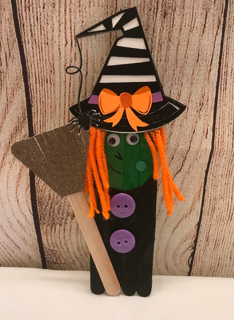 Halloween Craft Kit, Kids Activity Box, DIY Banner, Wind Chime image 6