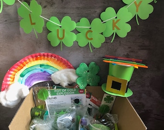 Kit de créations manuelles de la Saint-Patrick, piège à lutins, créations arc-en-ciel