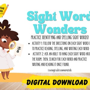 Sight Word Activities, Engaging Learning Activities, Kindergarten Ready, Fun Learning Activities for Preschoolers, Learning Task Boxes