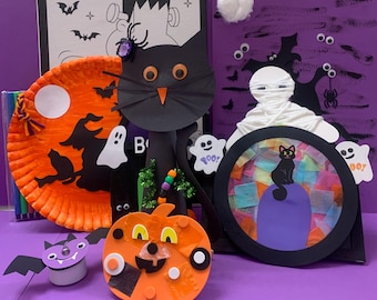 Kit d'artisanat d'Halloween, boîte d'activités créatives fantasmagoriques pour enfants
