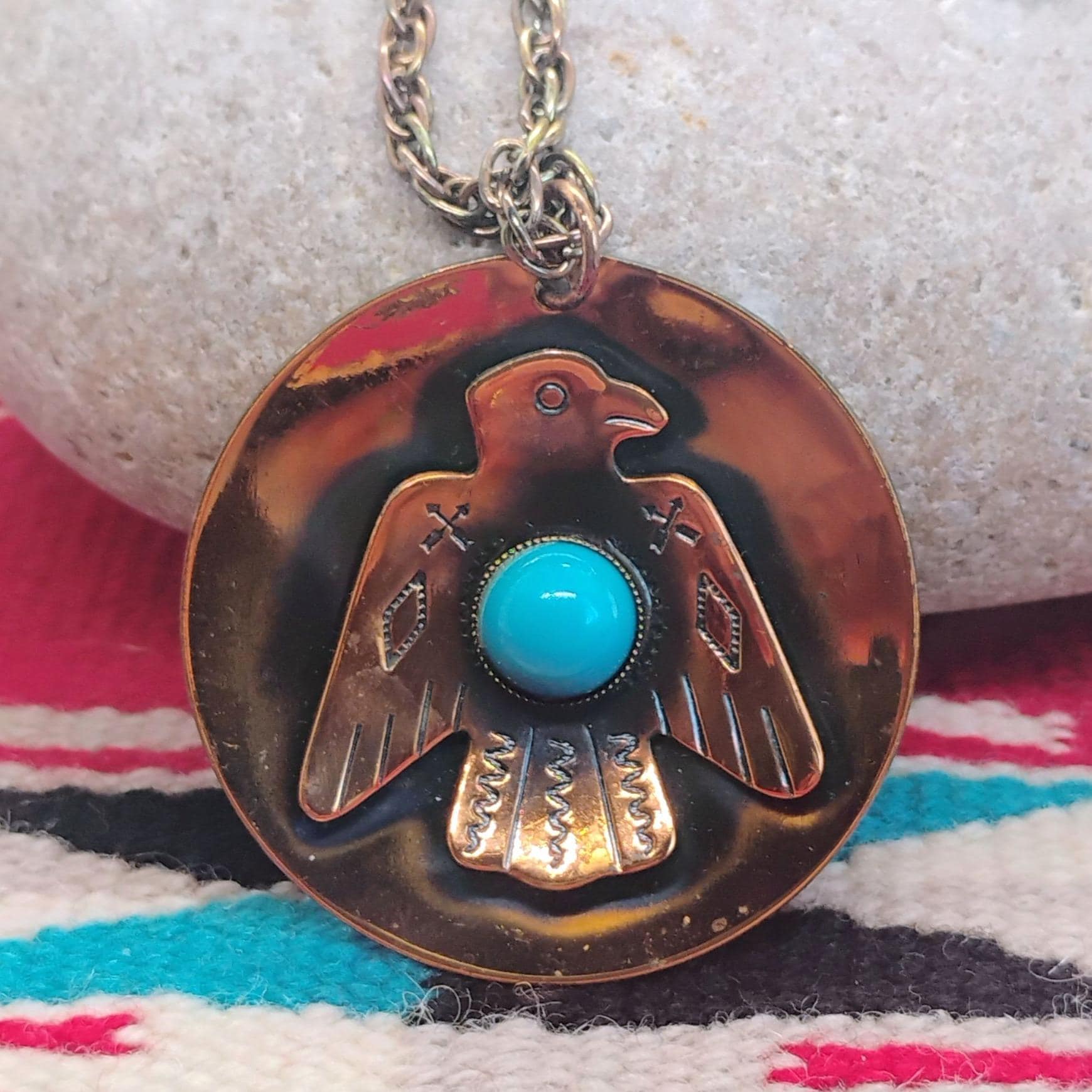 Vintage Thunderbird Necklace - Etsy
