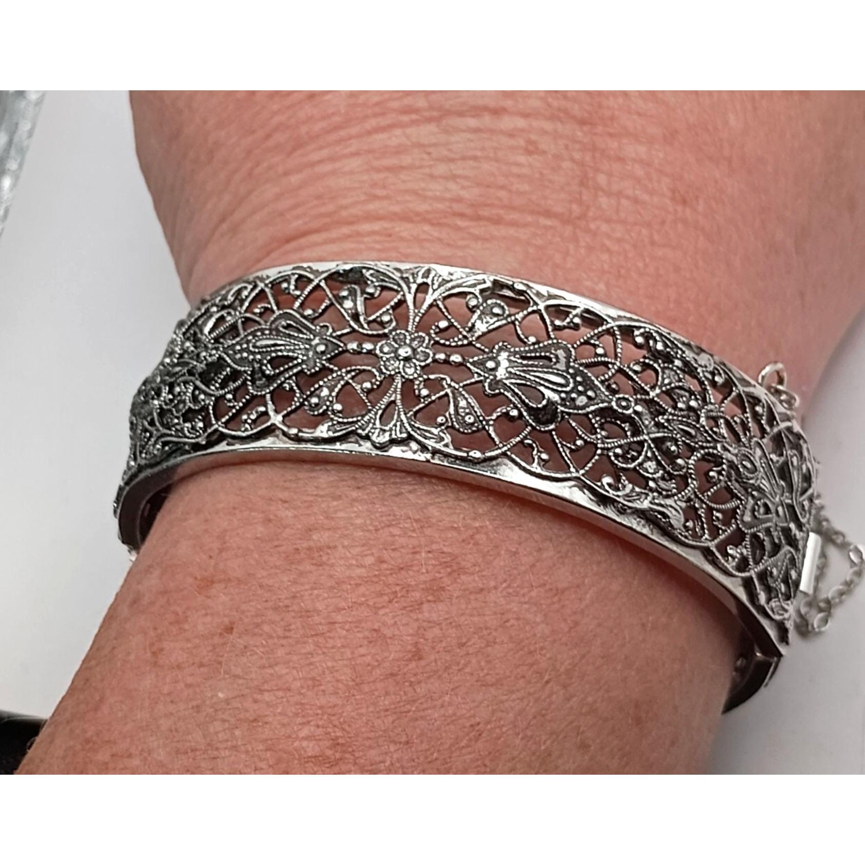 Filigree bangle best sale