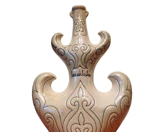 Vtg Ceramic Kazakhstan Torsyk Flask