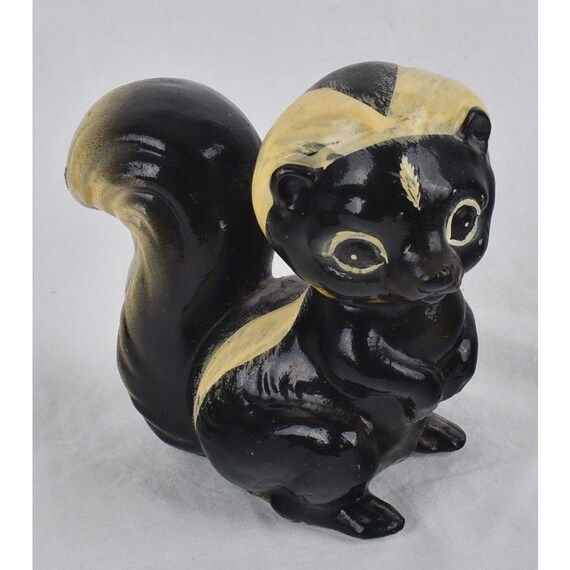 Vintage Ceramic Skunk Figurine Made in Hong Kong Design Marc Etsy