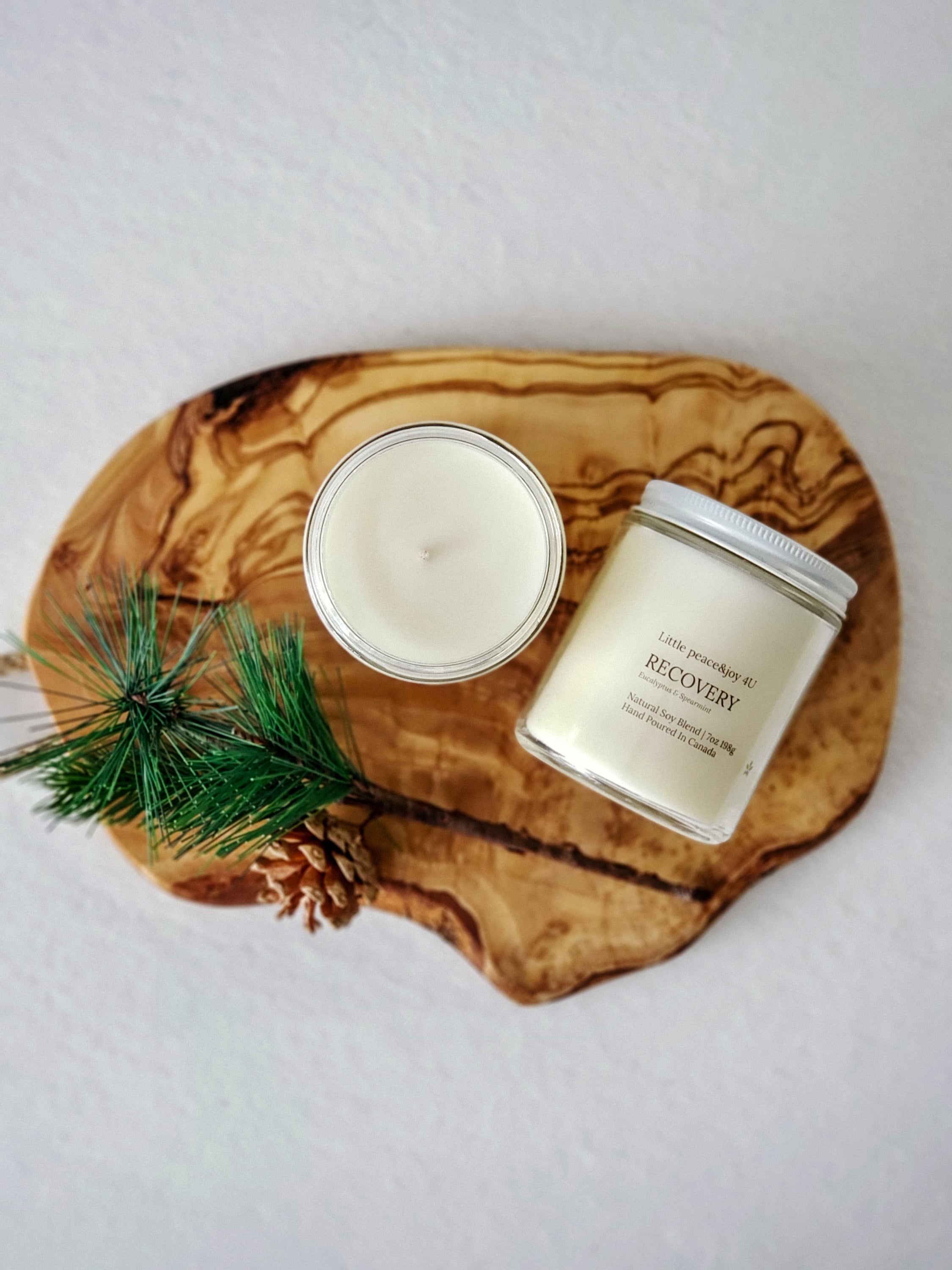 Handmade Soy Coconut Blend Wax Candle Glass Containers Etsy