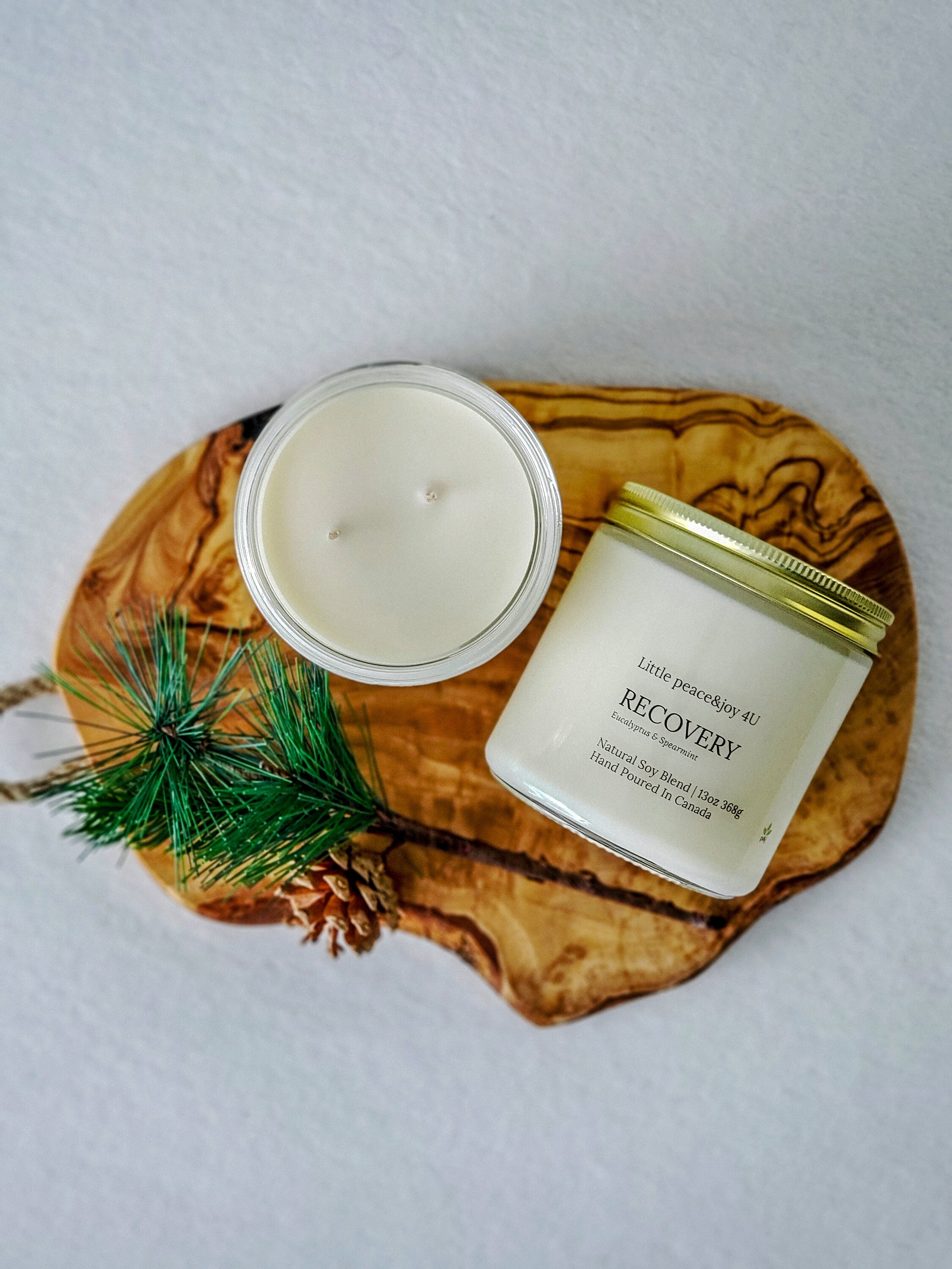 Soy Coconut Wax Candle Glass Containers Scented Etsy