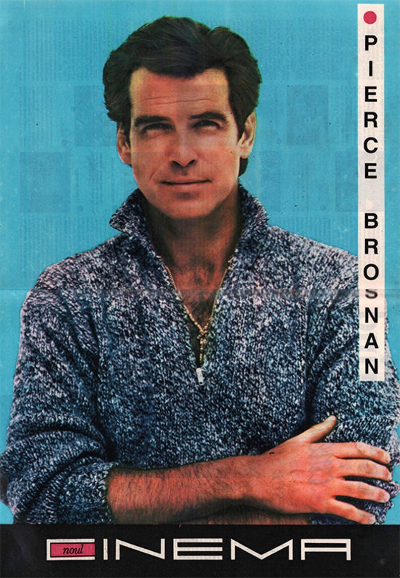 5 Magazines Pierce Brosnan Cover Biography Interview Etsy